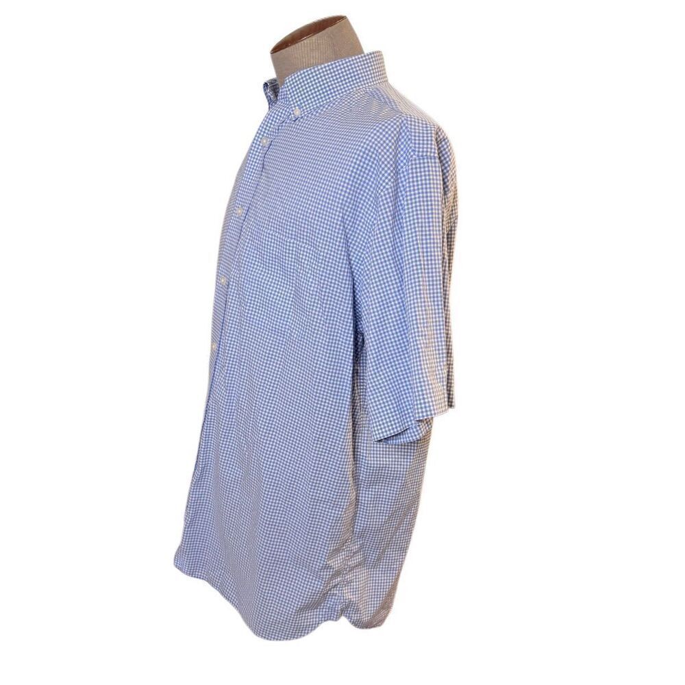Daniel Cremieux Gingham Short Sleeve Button Down Sz. XL - Picture 3 of 10